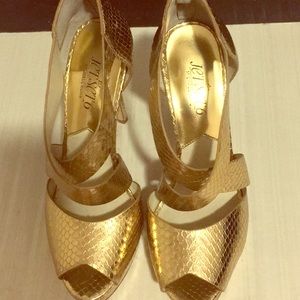 Michael Kors 6M gold heels